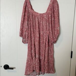 Worn Once June & Ivy Pink Floral Dress
